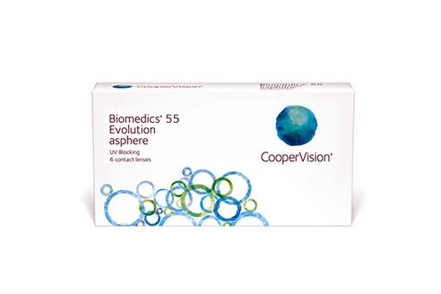 Biomedics 55 Evolution Asphere Monthly Disposable Contact Lenses